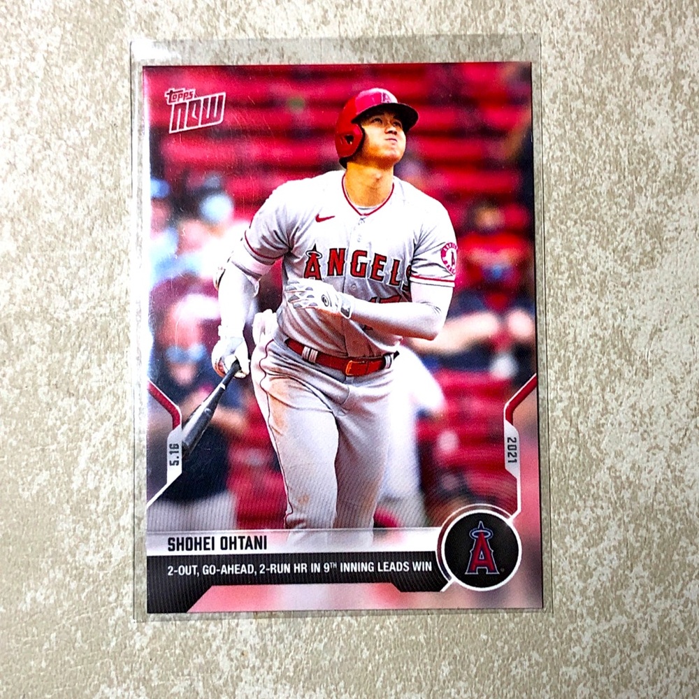 2021 Topps Now #222 Shohei Ohtani Base Card MLB Los Angeles Angels
